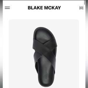 Jake - Black Slide Sandals